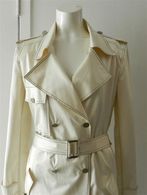 coco chanel trench coat|chanel trench coat white.